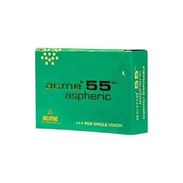 ACME 55 ASPHERIC MONTHLY DISPOSABLE (6 LENS PACK)