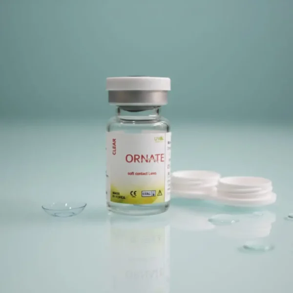 Ornate Clear Yearly Contact Lens (1 Lens)