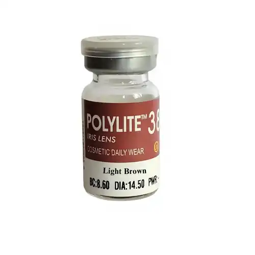 Polylite 38 Dark Brown Prosthetic Contact Lens