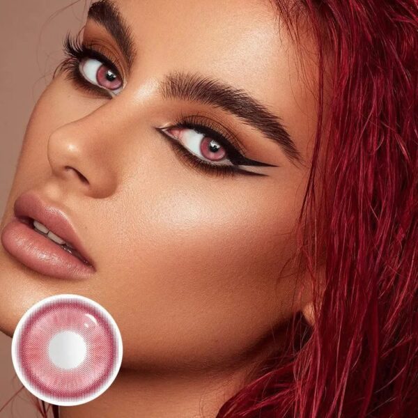 Optify Candy Pack colored contact lenses Zero Power Red